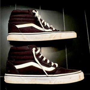 Vans Black and White Hightops